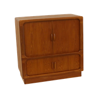 Deens Design Vintage Dressoir / Televisiemeubel Van Dyrlund Gemaakt In De Jaren ’60