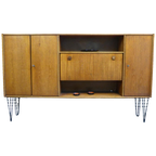 Mooie Vintage Highboard Midcentury Retro Buffet Wandkast thumbnail 1