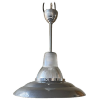 Vintage Lamp Hanglamp Fabriekslamp Frans