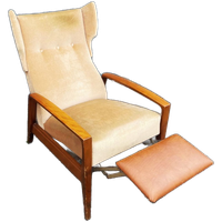 Vintage Jaren 50 Oorfauteuil