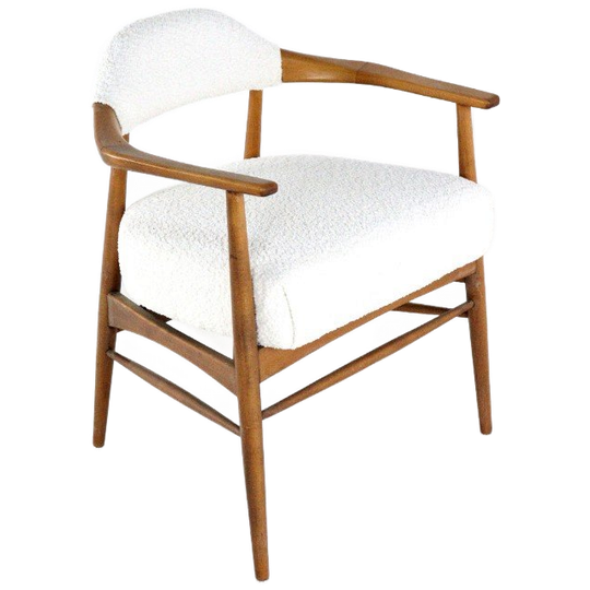 Vintage Deens Stoel 'stoholm' Reupholstered 1