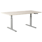 Gispen Tm Bureau, Gekalkt Eiken Blad, 170X80 Cm, Hoogte Instelbaar Onderstel D.M.V. Handslinger thumbnail 1
