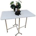Vintage Formica Tuintafel Campingtafel Keukentafel Klaptafel thumbnail 1