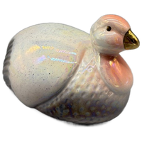 Art Deco Watervogel Porselein Parelmoerglans