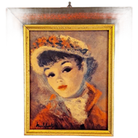 Cherry Jeffe Huldah Dame In Lijst Vintage