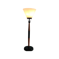 Vintage Tafellamp (Opaline Glaskap)