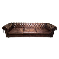 Waanzinnige Stoere Chesterfield Xl Bank Vintage Bruin