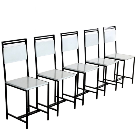 Vintage Eetkamerstoelen | Stoelen | Jaren 60 | Set Van 5 1