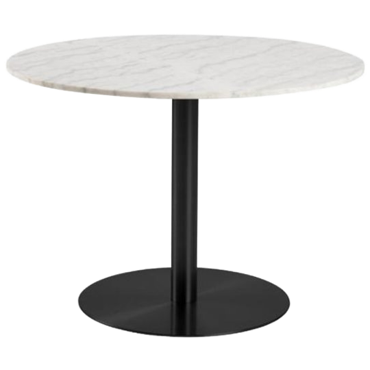 By Fonq Marble Eettafel Marmer 105 Cm Wit/zwart €489, Nu 1