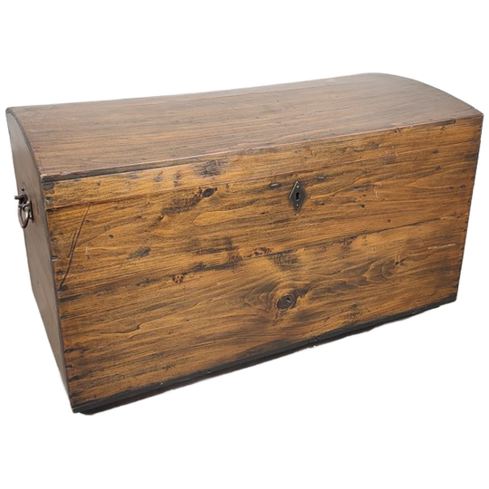 Grote Antieke Houten Kist 1