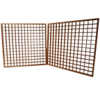 Vintage Scandinavische Houten Traliewerk Plafondplaten/ Traliepanelen, 1970S thumbnail 1