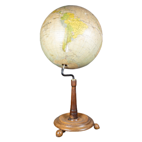 Antique Vienna Earth Globe By G. Freytag & Berndt Ca.1920 1