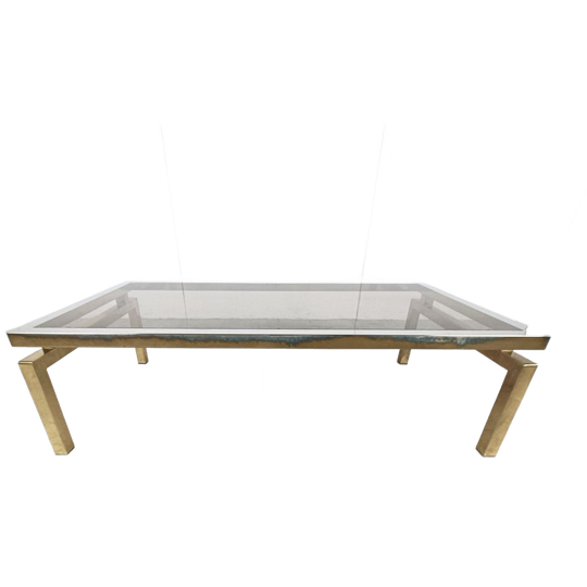 Brass Coffee Table, 1970s 1