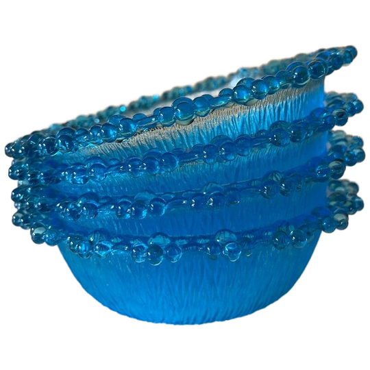 Ishizuka Aderia Bubble Glass Bowl’s 4 1
