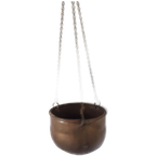 * Antieke Koperen Hangpotje Voor Hangplant Hangpot Pot thumbnail 1