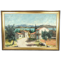 Nicole Le Guen - Schilderij - Landschap In Frankrijk