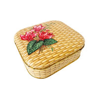 Vintage Blikje Koektrommel Koekblik