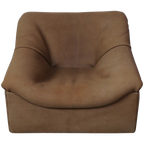 De Sede Ds46 Loungefauteuil In Tan / Beige Buffelleer, Zwitserland thumbnail 1