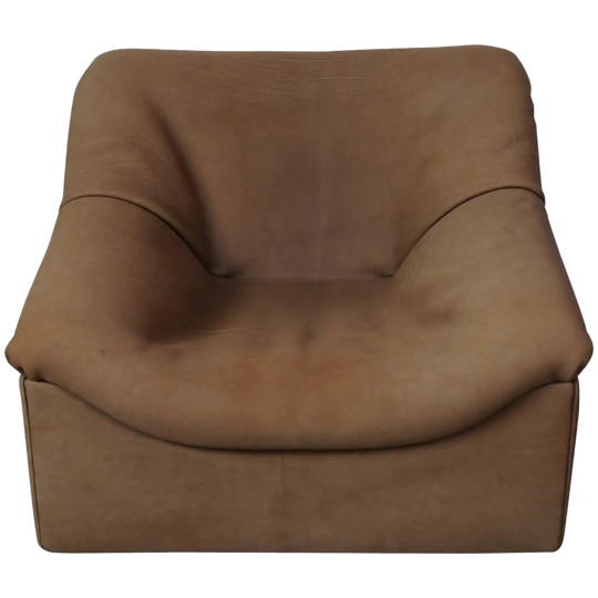 De Sede Ds46 Loungefauteuil In Tan / Beige Buffelleer, Zwitserland 1