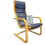 Vintage Zweedse Fauteuil Lamello Yngve Ekström Swedese (70S) Jaren 70 Stoel (Swedish Design Chair) thumbnail 1