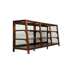 Grote Toonbank Teak Met Glas Vitrine thumbnail 1