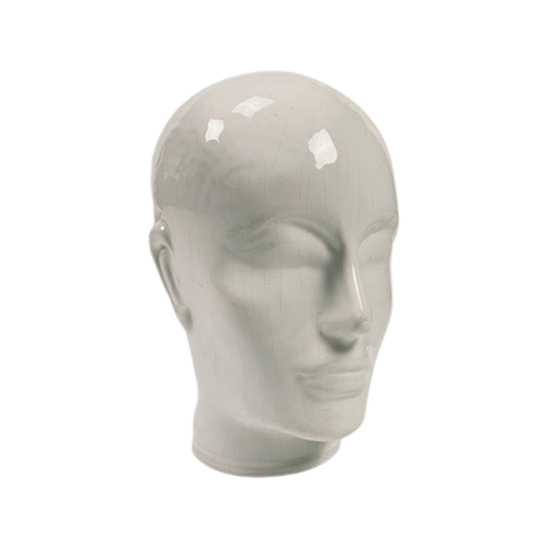 Vintage White Ceramic Head