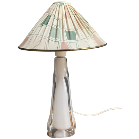 White Murano Glass Table Lamp, 1960s 1