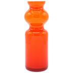 Oranje Glass Vaas Jaren 60 thumbnail 1