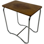 Vintage Art Deco / Bauhaus Stijl Bijzettafel Sidetable 60's thumbnail 1