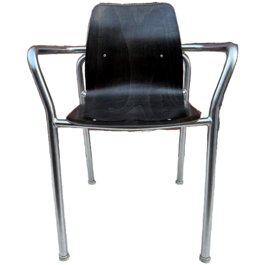 Vintage Pagholz Plywood Stoel - Adam Stegner, 1970's 1