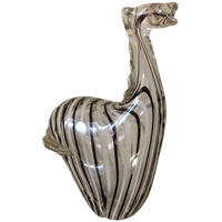 Vintage Zebra Van Glas