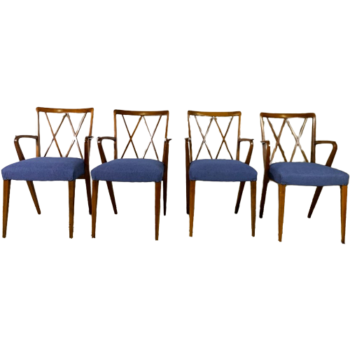 Set Of 4 Zijlstra Joure "Poly Z" Chairs, Abraham A. Patijn 1950S