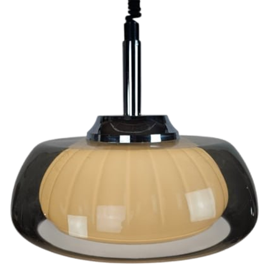 Space Age Verlichting - Dijkstra - Pendel Hanglamp - Holland -70's 1