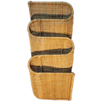 Vintage Italiaans Design Rotan / Rieten Tijdschriftenrek thumbnail 1