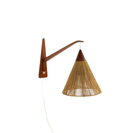 Ib Fabiansen Voor Fog & Mørup Wandlamp Lamp Vintage 1