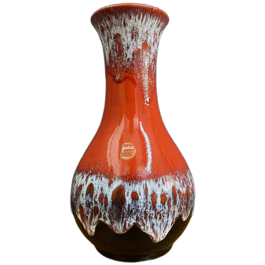 Vase By Jasba Germany 1970s Model 46-1028 1