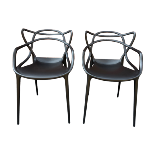2X Kartell Masters Stoel By Philippe Starck 1