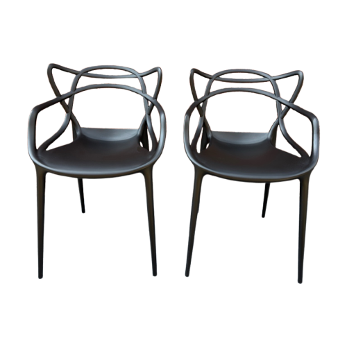 2X Kartell Masters Stoel By Philippe Starck