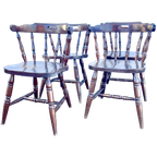 Set Van Vier Stevige Cafestoelen thumbnail 1