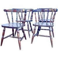 Set Van Vier Stevige Cafestoelen