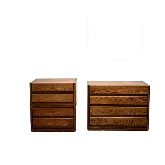 Vintage Wengé Slaapkamer Set 1