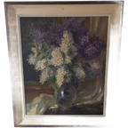 Anne Maillart "bloemenstilleven". 20ste Eeuw. thumbnail 1