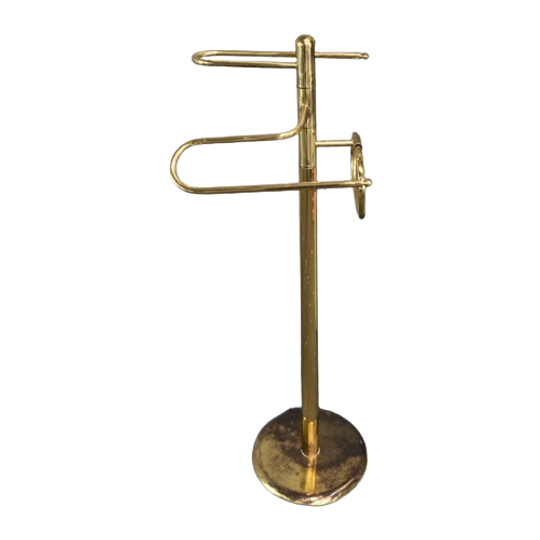 Vintage Messing Handdoekenrek - Jaren 80 1