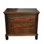 Antieke Franse Secretaire, Wandkast, Ladekast Bureau | Commode thumbnail 1