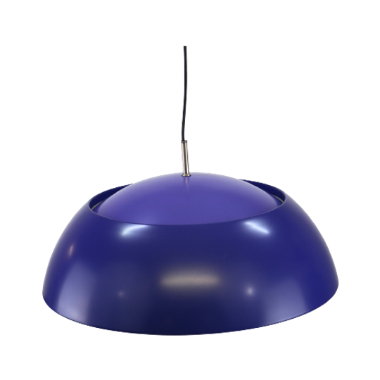 Zeldzame Holmegaard Hanglamp Van Poul Lund Jensen - Model Frederiksdal - 1970 - Als Nieuw 1