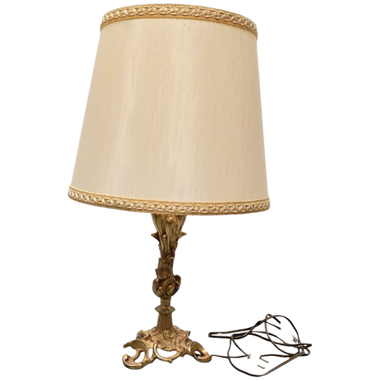 Vergulde Rococo Stijl Tafellamp 1