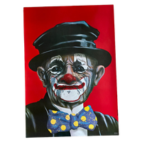 A.Pagowski - Old Clown Portrait Circus, Poster Printed 1983