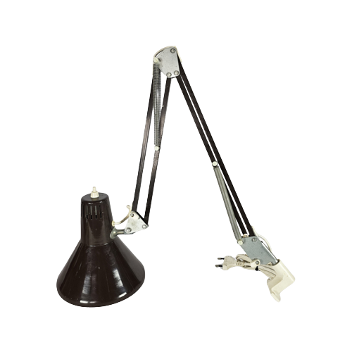 Waso Ledu - Wh - Wandlamp - Architectenlamp - Zweden - 80'S