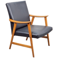 Vintage Fauteuil De Ster Gelderland Deens Design ‘60 Beuken