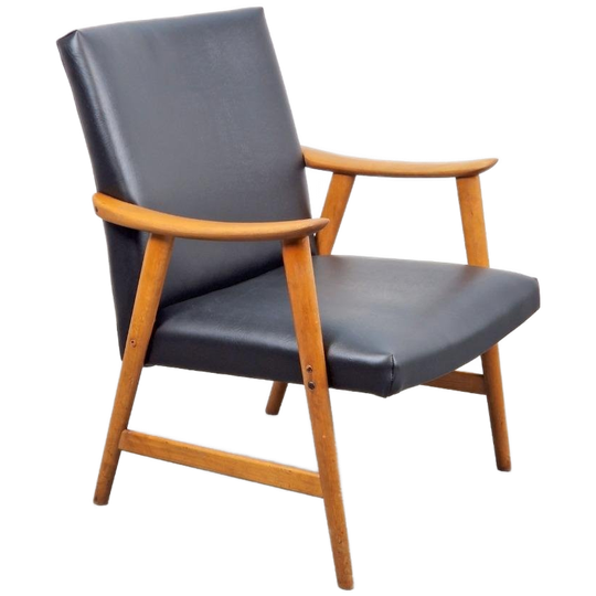 Vintage Fauteuil De Ster Gelderland Deens Design ‘60 Beuken 1